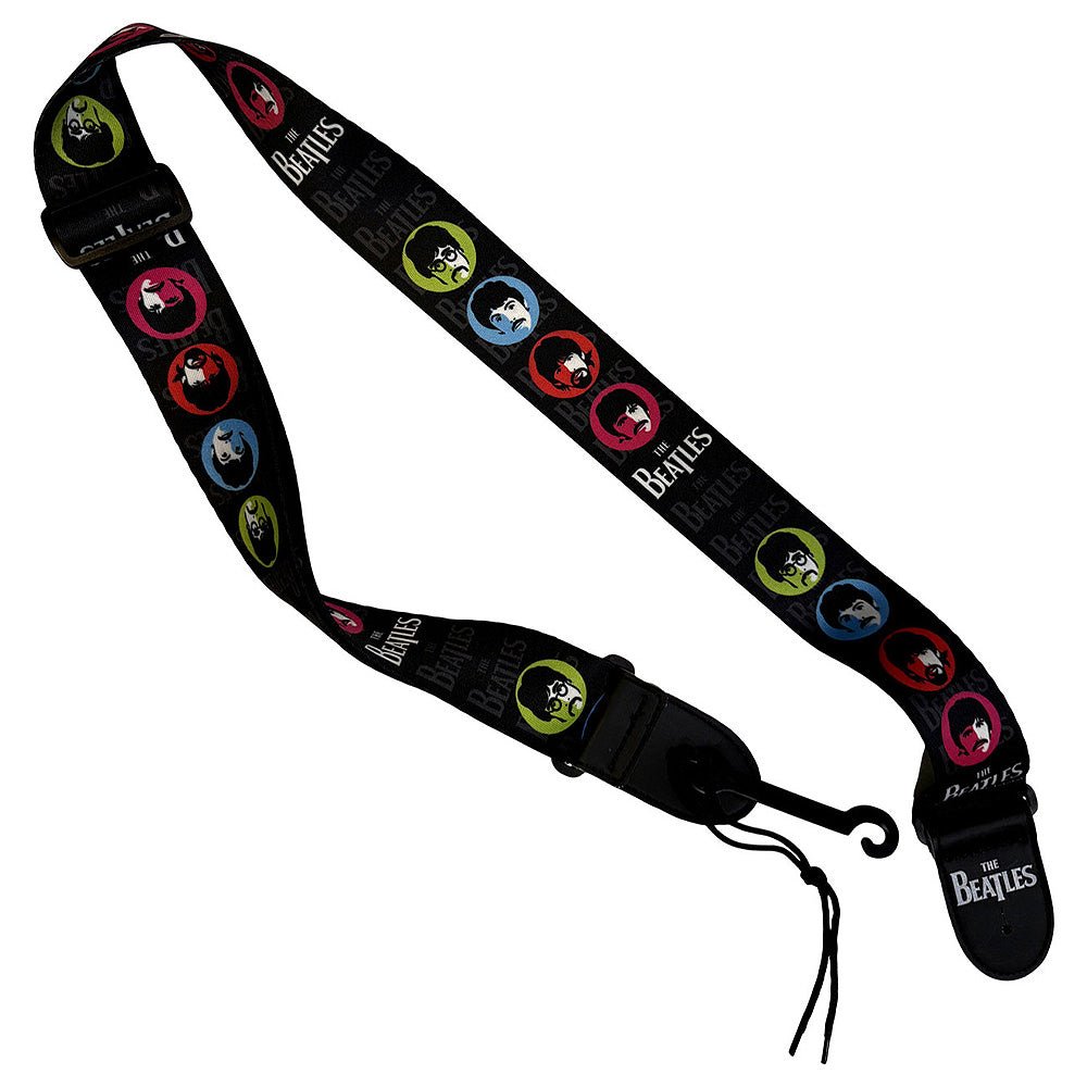 THE BEATLES ビートルズ (結成 65周年 ) - Sgt Pepper Faces / ギターストラップ - PGS